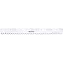 Règle en plastique flexible, Transparente (30 cm - 12 Pouces)