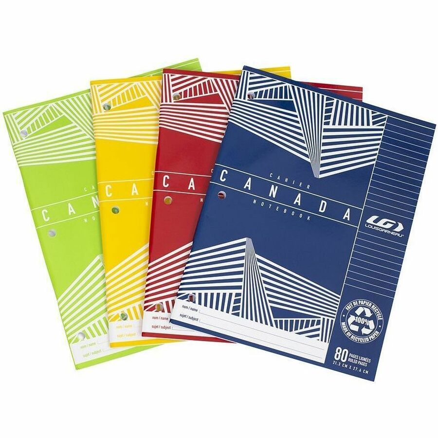 Cahier Louis Garneau, Ligné, 80 pages (#412380)