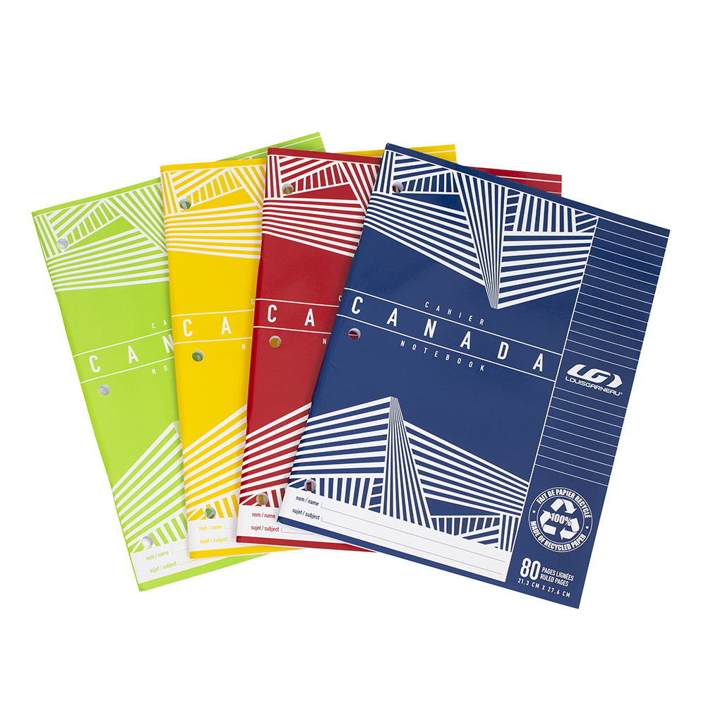 Louis Garneau Notebook, Lined, 80 pages (#412380)