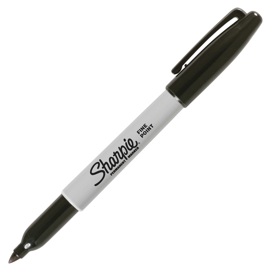 Marqueur permanent Sharpie, Pointe fine, Noir