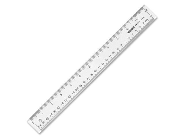 [210419] Acrylic Ruler, Transparent, 30 cm/12"
