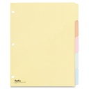 Write-On Dividers, Cardboard, Ass. Col. (Pack of 5)
