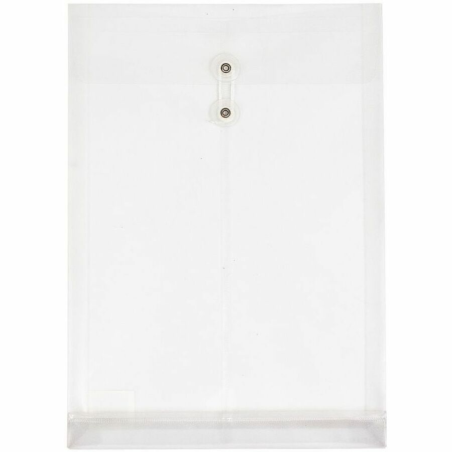 Translucent Plastic Envelope, 10" X 14-1/2", Clear