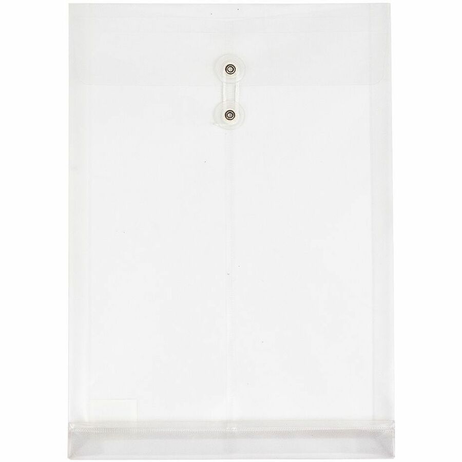 Translucent Plastic Envelope, 10" X 14-1/2", Clear