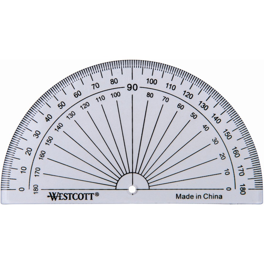 [317784] 180 Degrees Protractor, 4 inches