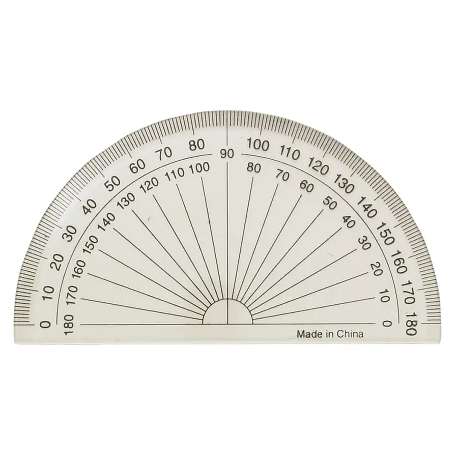 180 Degrees Protractor, 4 inches