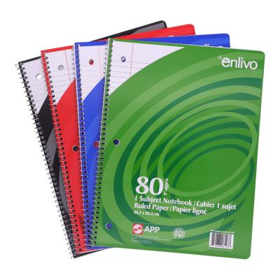 [348045] Spiral Notebook Ruled, 80 pages