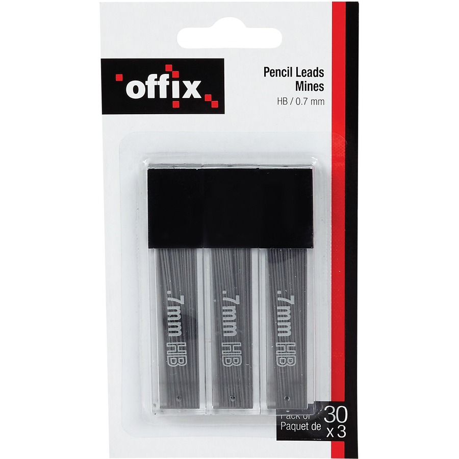Mines HB Offix 0.7 mm (3 tubes de 30 mines)