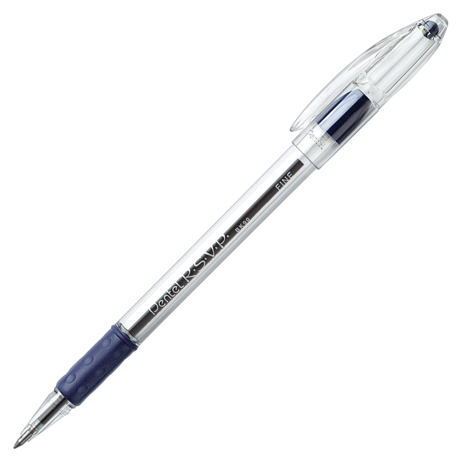 Stylo, Pointe fine, Bleu