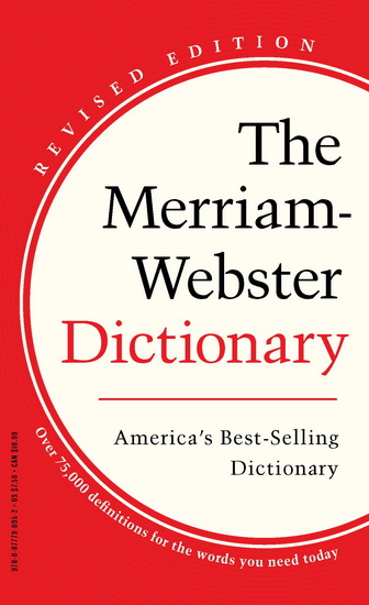 [LV299592] Dictionnaire unilingue anglais, The Merriam Webster Dictionary (9780877790952)