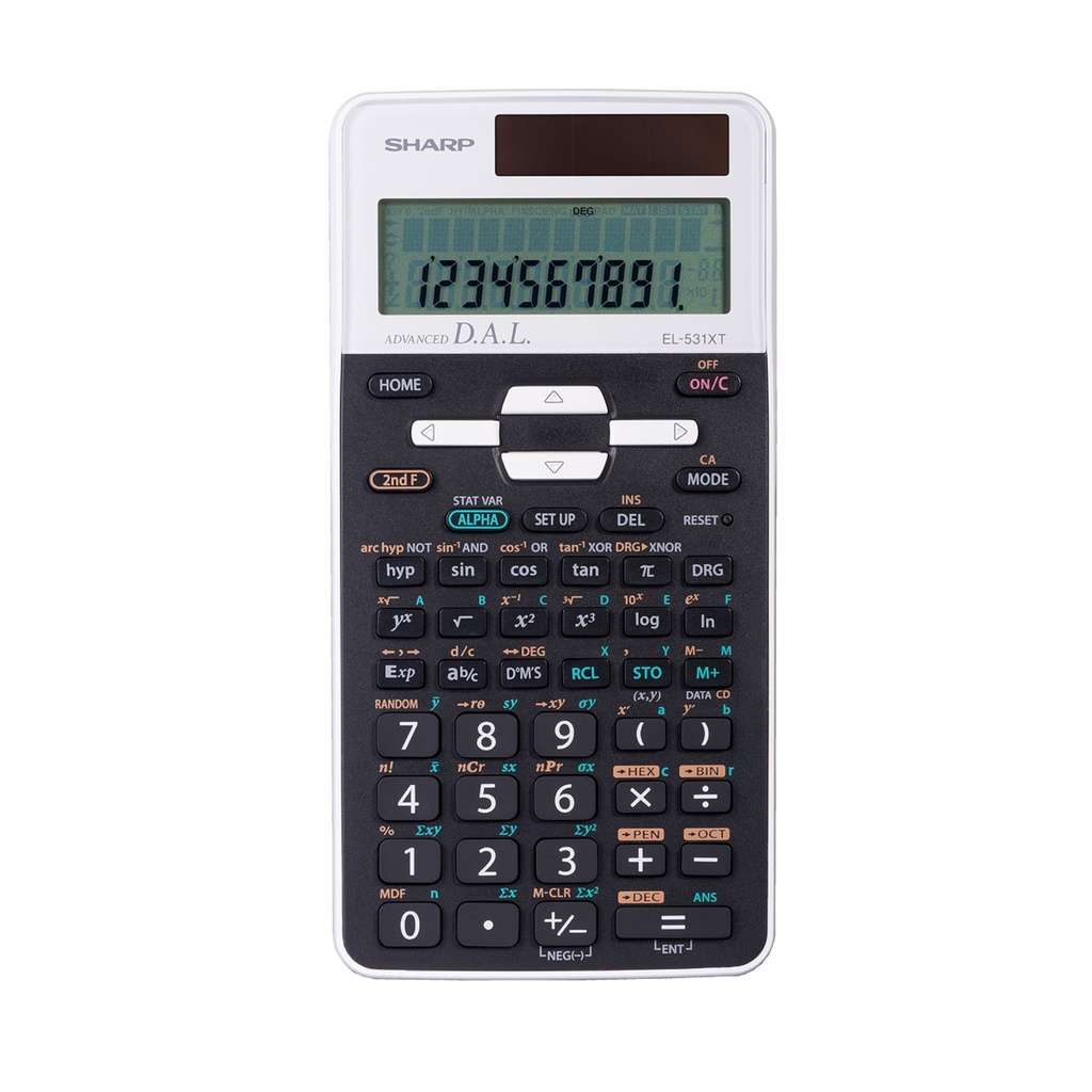 Sharp Scientific Calculator EL-531 XB-WH