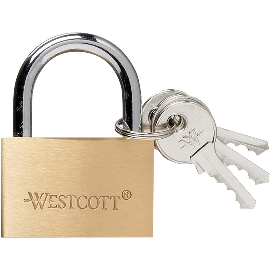 Cadenas en laiton 4 cm, avec 2 clés 