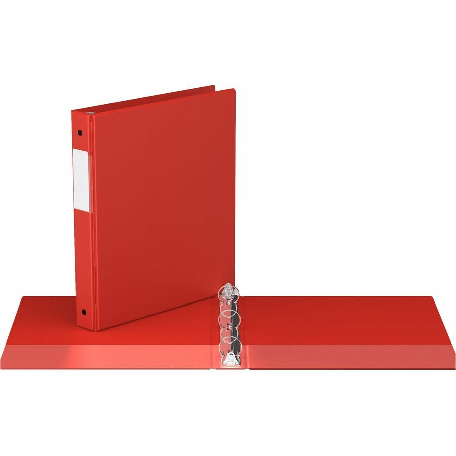 Cartable avec pochettes, 2.54 cm (1"), Rouge