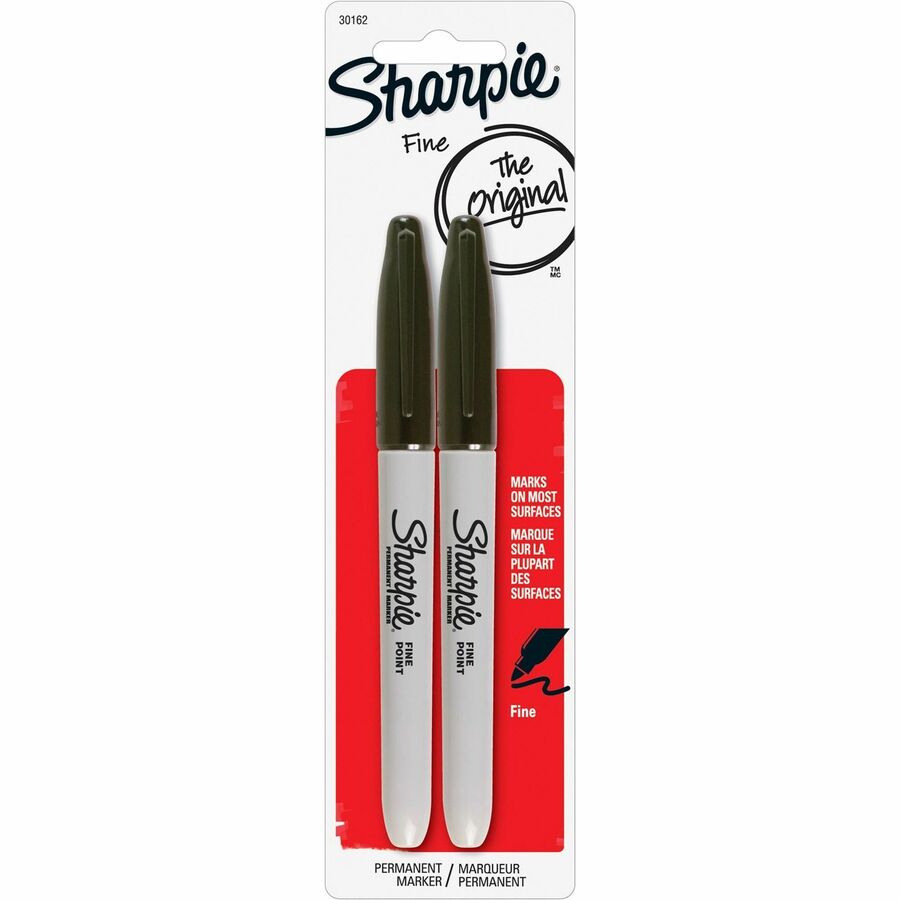 Sharpie® Fine Marker (Pkg of 2), Black