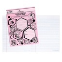 Louis Garneau Writing Book, Interlined & Dotted (LG10) Pink
