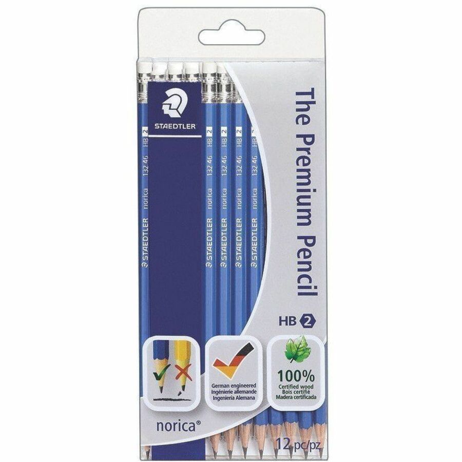 Crayons Staedtler Norica HB 2 (Boîte de 12 - prétaillés)