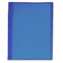 Soft Plastic Duo-tang with Fasteners, Blue