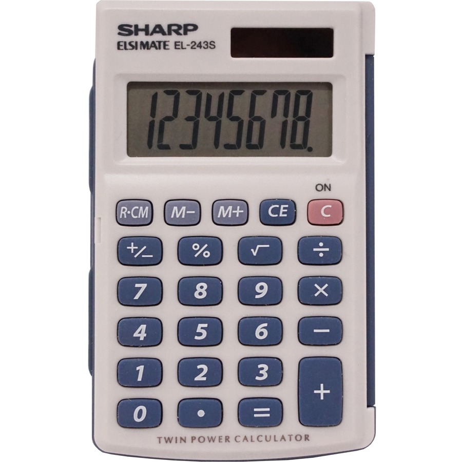 [738328] Basic Calculator Sharp EL-243SB