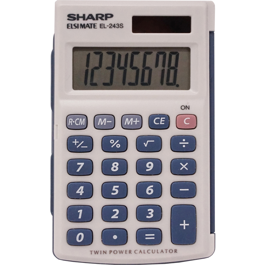 Calculatrice de base Sharp EL-243SB