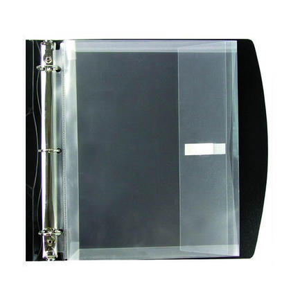 Enveloppe de plastique, 3 trous avec Velcro