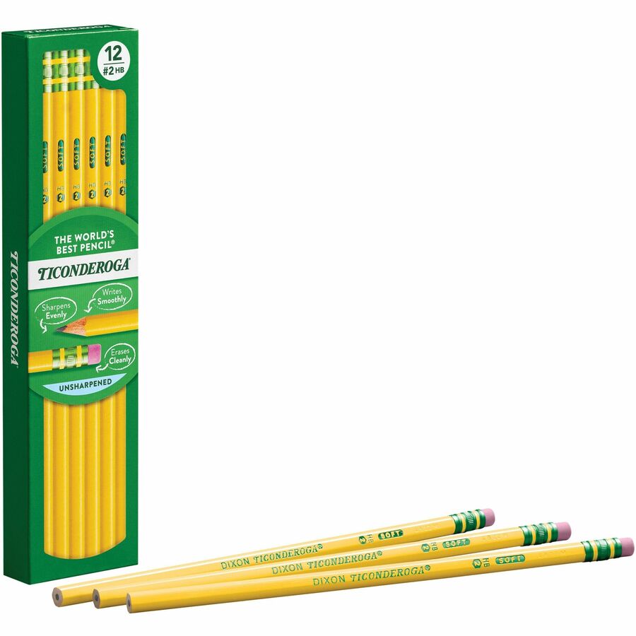 [760769] Crayons mine Dixon #2, Paquet de 12