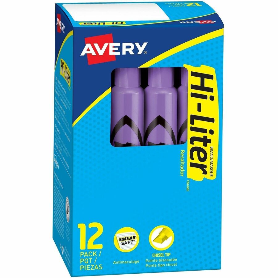 Surligneur biseauté, Mauve