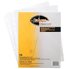 [FPRO] Page Protector, 3 Holes, Top Insertion