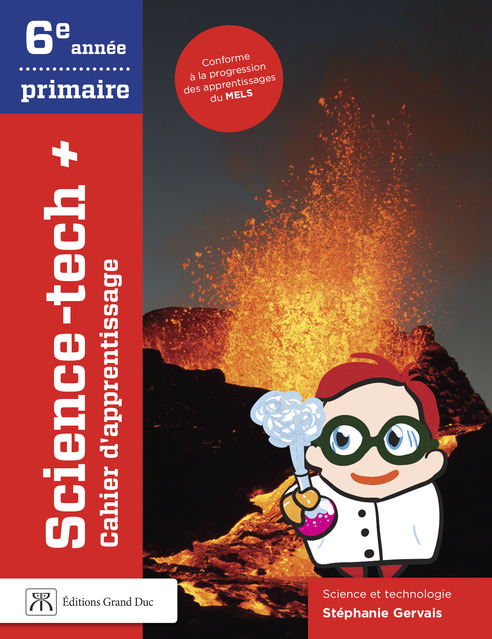[LV230272] Science-tech+ 6e année, Cahier d'apprentissage, Édition CEC (9782765521952)