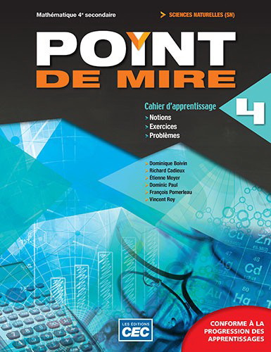 Point de mire 4, Cahier d'apprentissage SN + exercices interactifs - Accès étudiant Web 1 an, Ed. CEC (9782761790024)