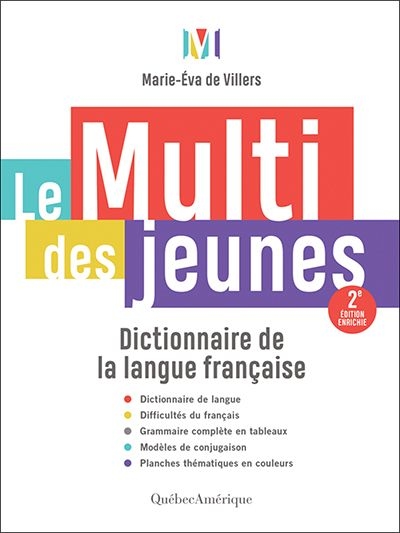 [LV249037] Le Multi des Jeunes, Dict. de la langue française, 2e édition enrichie (9782764435847)