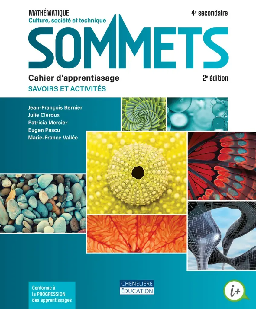 [9782765082330] Sommets CST, 2e cycle, 2e année (4e secondaire), Combo cahier d'apprentissage version imprimée et numérique +activités interactives 1 an (9782765077398)