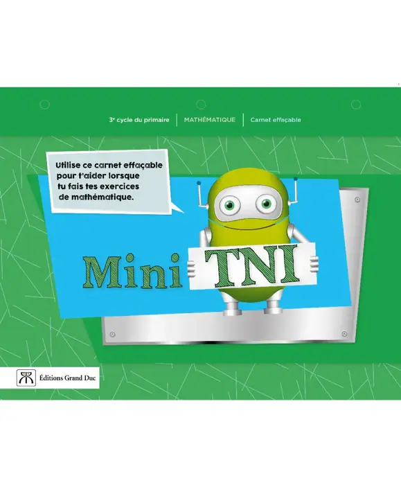 [LV260879] Mini-TNI - Carnet effaçable autonome en mathématique - 3e cycle