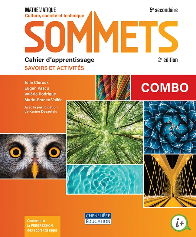 Sommets CST - 3e cycle (5e secondaire) - COMBO - Cahier d'apprentissage - Version imprimée et numérique + activités interactives - 1 an (9782765090571)