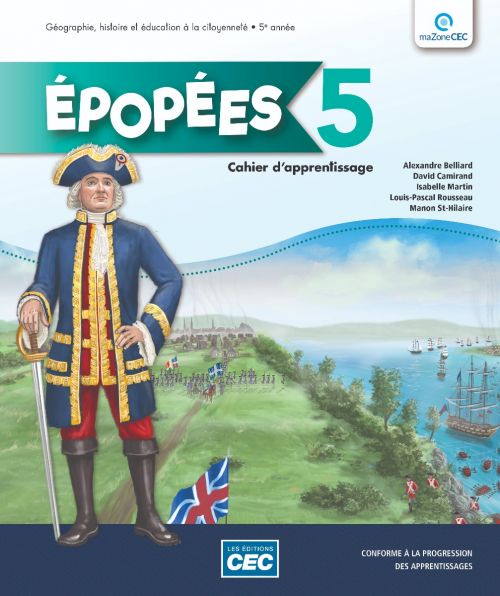[9782766201617] Épopées 5e année - Cahier d'apprentissage - Cahier numérique gratuit avec l'accès enseignant (9782766201617)