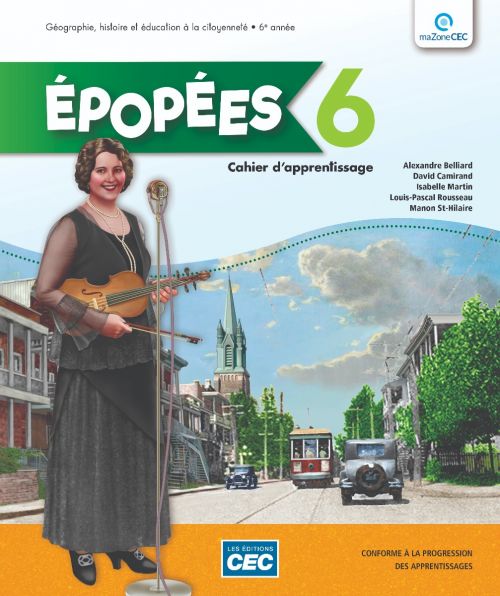 [9782766201693] Épopées 6e année - Cahier d'apprentissage - - Version numérique gratuitepar l'accès enseignant (9782766201693)