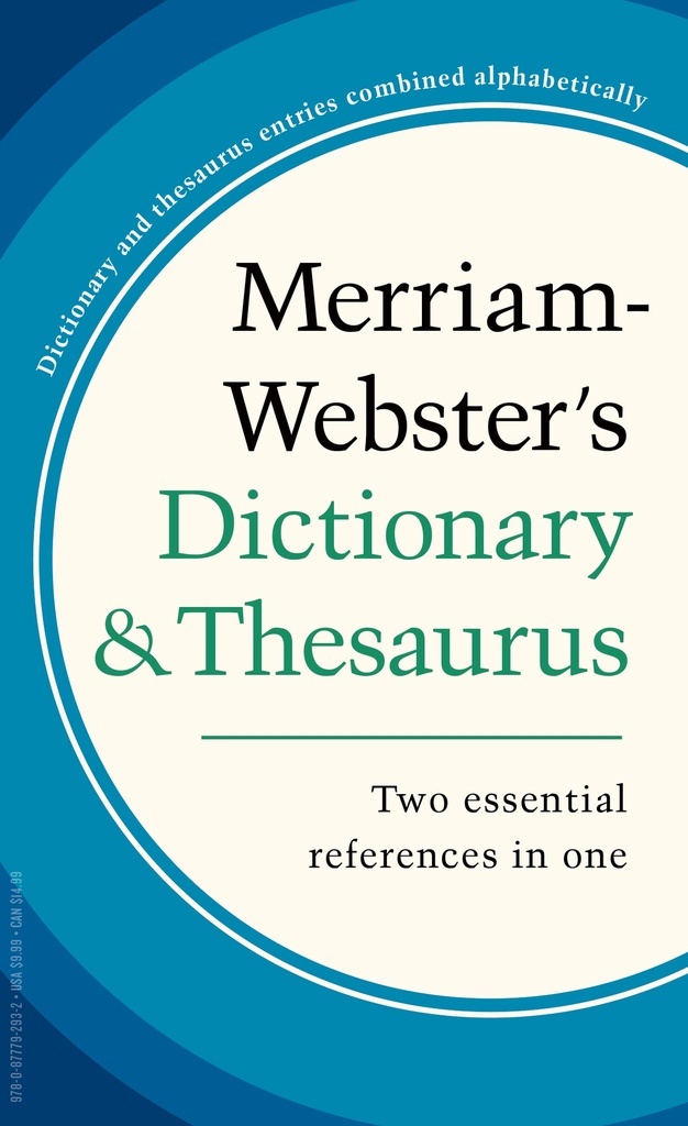 [LV294435] Merriam-Webster's Dictionay and Thesaurus (9780877792932)