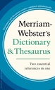 Merriam-Webster's Dictionay and Thesaurus (9780877792932)
