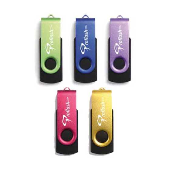 [P21158] Clé USB, 8 Go, Coul. Ass.