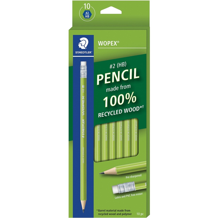 [833006] Staedtler Wopex HB Pencils (Pkg of 10)