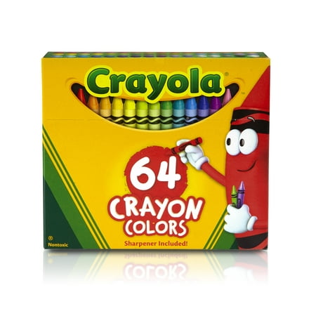 Crayons de cire Crayola (Boîte de 64)