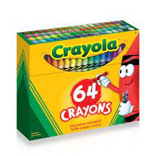 Crayons de cire Crayola (Boîte de 64)