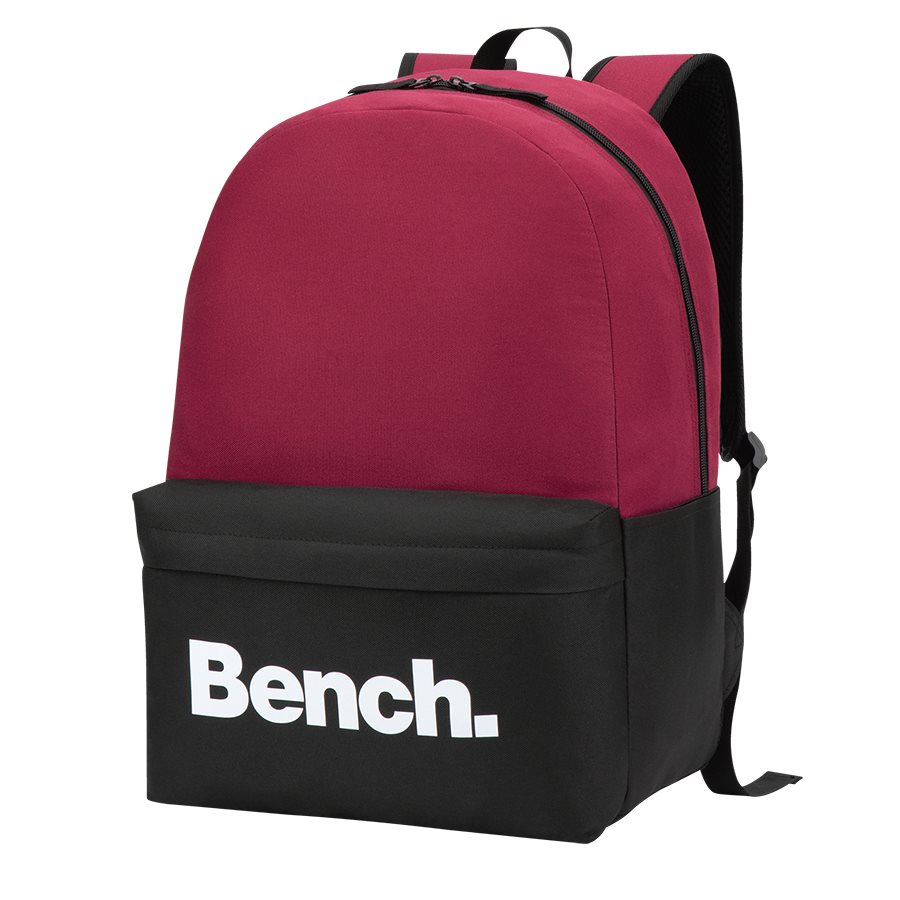 Bench Backpack, Burgundy/Black 