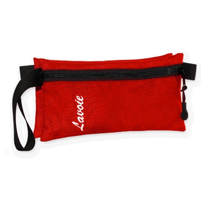 Lavoie Double Pencil Case, Red 
