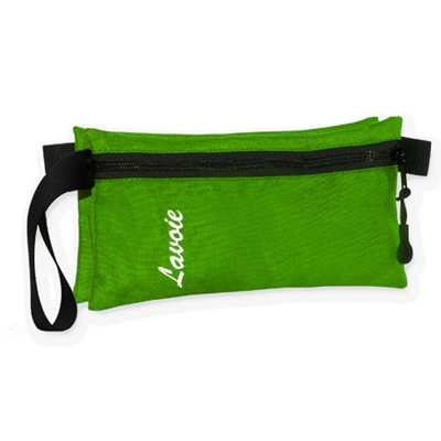 Lavoie Double Pencil Case, Lime 