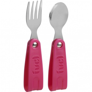Fuel Fold Cutlery, 2 pc, Watermelon 