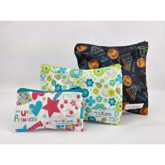 [PZDC] Zero waste pouch, Snack, Various designs