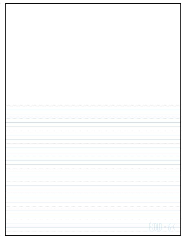 Ecolo Pad T6C, interlined and dotted, 10 sequences, 50 sheets