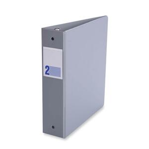 Binder with pockets, 2 inches, grey