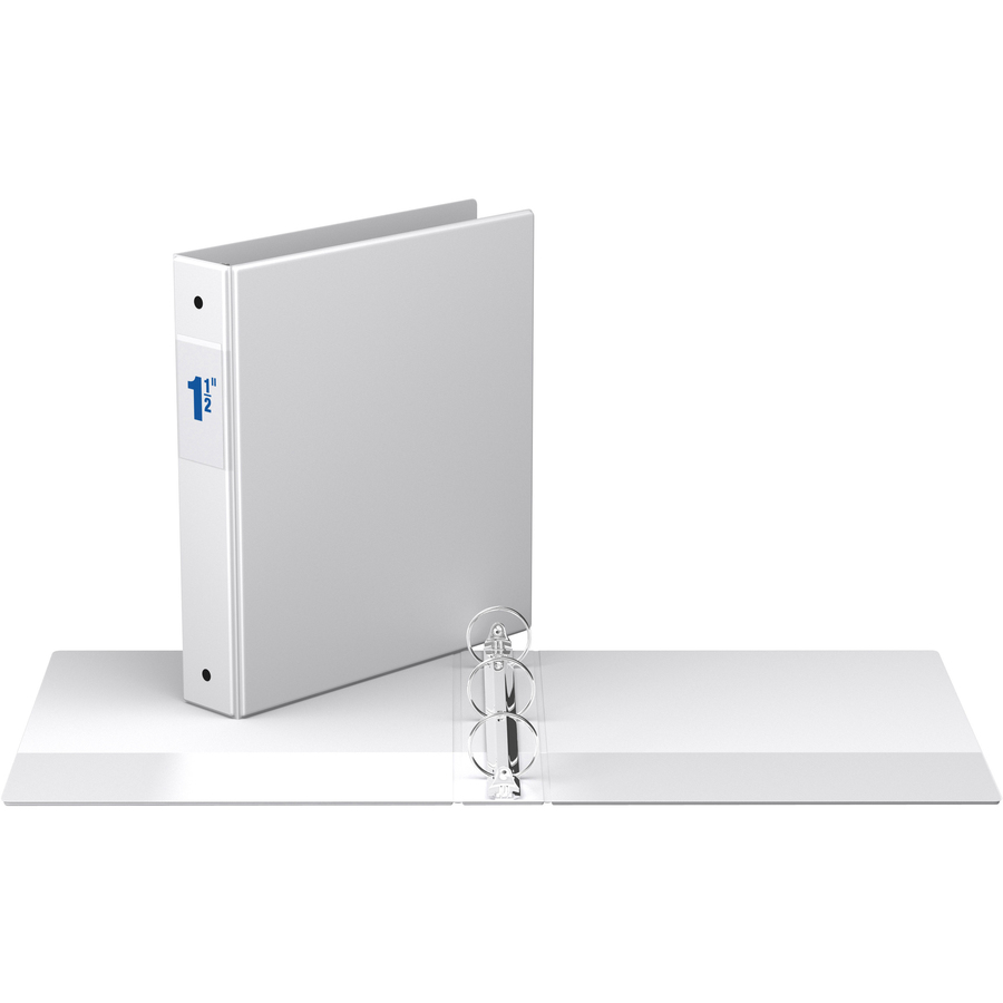 Cartable avec pochettes, 3.81 cm (1.5"), blanc