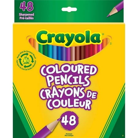 Crayons de couleur Crayola (Boîte de 48)